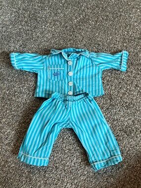 Bitty Twins Bitty Baby Blue Striped Pajamas American Girl